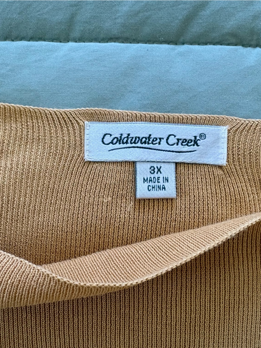 Coldwater Creek Sleeveless Tank Top in Mustard Gold - Picture 3 of 7